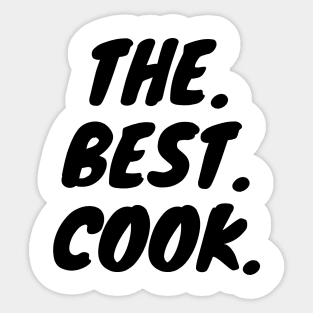 The Best Cook Sticker